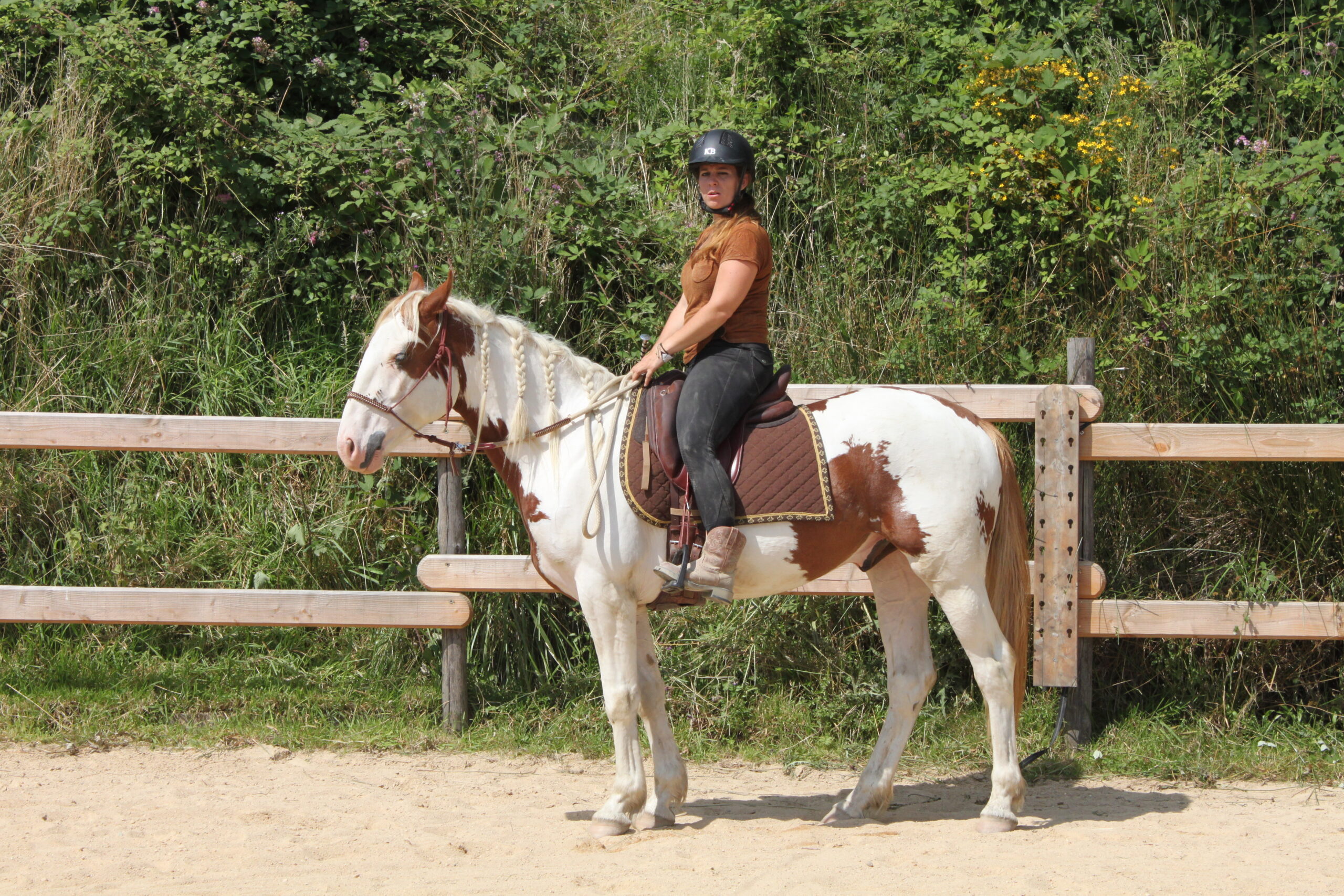 IMG_2643 Gilliane et son mustang