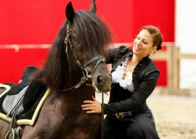 Gilliane SENN et ses chevaux